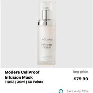 Brand new MODERE CELL PROFF infusion mask!! IN BOX …. Unopened….